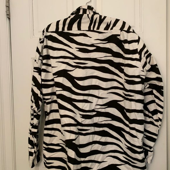Beams Zebra Button Down - Picture 3 of 3